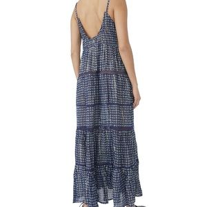Free people NWT maxi dress in blue